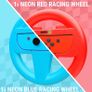 Steering Wheels for Nintendo Switch & OLED Joy-Cons, Racing Wheels for Mario Kart 8 Deluxe [Mariokart Switch Steering Wheel Joycon Controller Attachment (FREE POSTAGE) Image 5