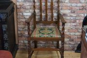 Barley Twist Oak Armchair