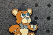 Freddy enamel pin