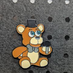 Freddy enamel pin
