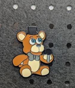 Freddy enamel pin