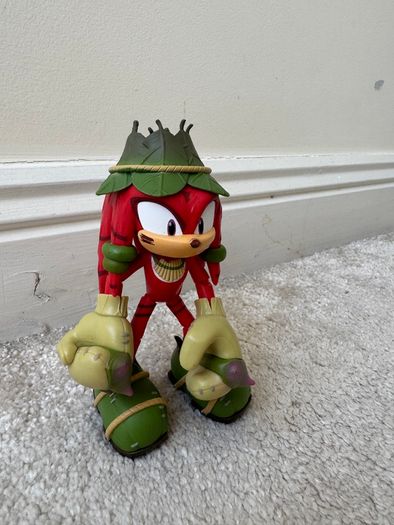 Jakks Pacific Netflix Sonic Prime Gnarly Knuckles Boscage Maze approx. 14 cm. Used Please see photos