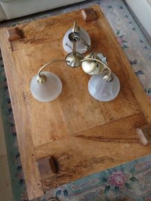 Ceiling Light in brushed brass