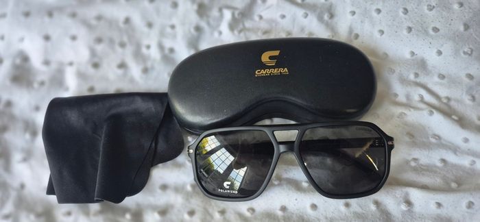 Carrera Unisex 302/S Matte Black Grey Polarized