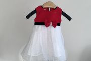 Baby Girls Red &amp; White Tutu Dress from Blueberi Boulevard