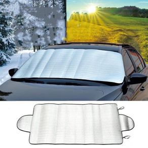 150cm x 70cm Universal Car Front Windshield Cover Auto Sunshade Snow Ice Protection Cover Winter Summer Windshield Shield