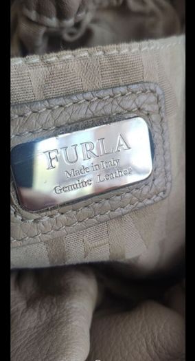 Furla Italian leather hobo bag / handbag