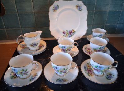 Arklow Pottery Fine Bone China Teaset