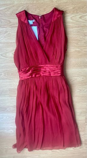 Crimson red dress