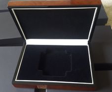 wooden coin box