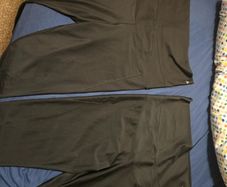 Black Maternity Sports Dry Tech High Waist Full Length Leggings 2 pairs