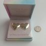 18K Recycled Gold-Plated Women's Forever Cupid Heart Shaped Stud Earrings by Celeste Starre Image 2
