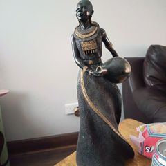 African woman statue