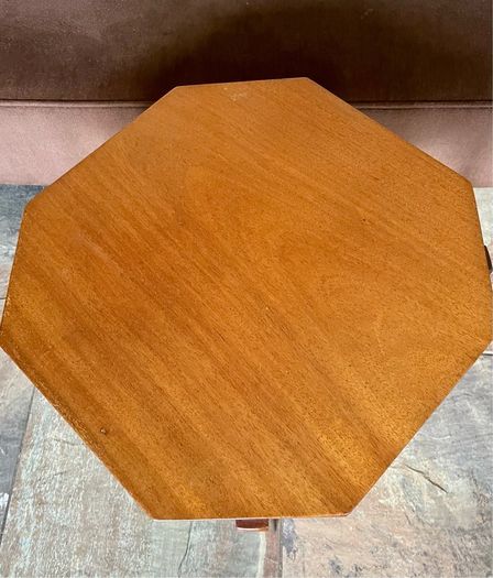 Unique 1950s Mid Century Solid Teak Side Occasional or Small Coffee table