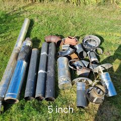 Lot of stove flu ,pipes