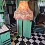 Retro Vintage MidCentury Floorlamp with Scallop shade Image 4