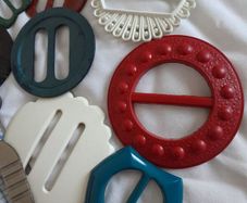Vintage Buckles - Scarf Rings Lot