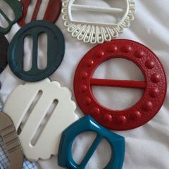 Vintage Buckles - Scarf Rings Lot