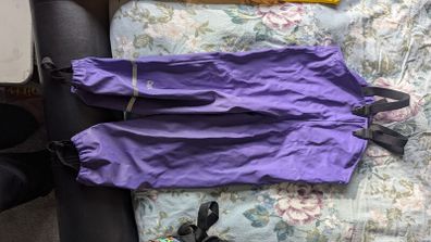 kids waterproof trousers size 116cm