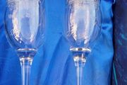 2 Handcut Wedding Glasses by Duiske