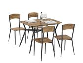 5-Piece Dining Table With 4 Chairs