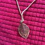 Sterling Silver Celtic Leaf Necklace Image 3
