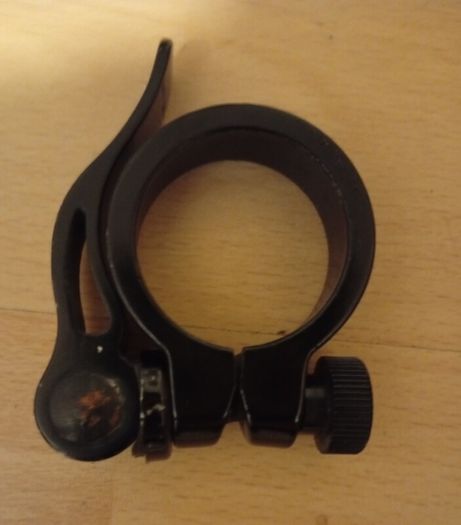 Carrera bicycle Saddle Post, lock Bracket & Rubber phone holder for all sizes