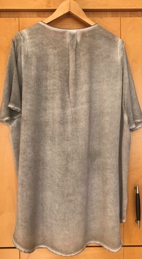 Ladies Long Grey Tunic Top by Culture