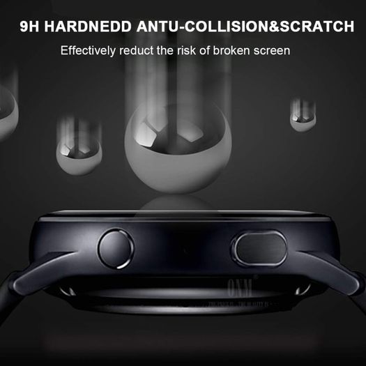 3D Full Screen Protector film for Samsung Galaxy Watch Active 2 40mm  Anti-Bubble Soft Round Edge Screen Protector Cover
