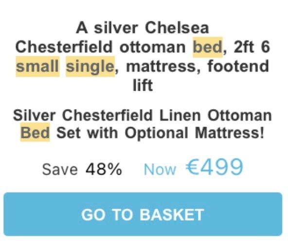 Single Bed Small