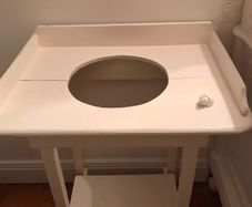 Antique jug and bowl table