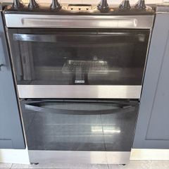 zanussi double oven freestanding cooker