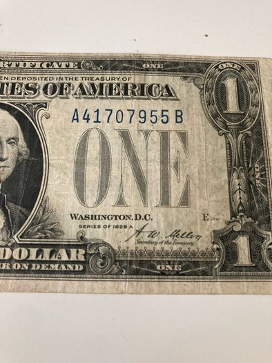 USA 1928 A Big ONE Silver dollar Banknote