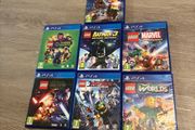 Lego collection bundle of 6 ps4  kids friendly games