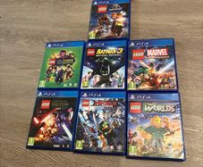 Lego collection bundle of 6 ps4  kids friendly games