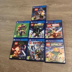 Lego collection bundle of 6 ps4  kids friendly games