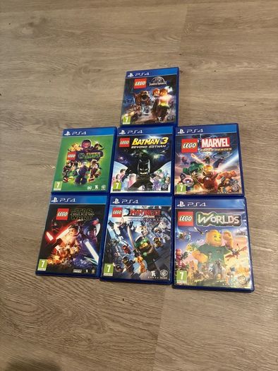 Lego collection bundle of 6 ps4  kids friendly games
