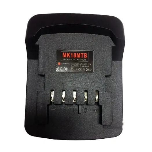 Battery Converter Adapter for DeWalt /Makita 18V Li-Ion Batteries Convert To for Metabo 18V Power Tools Lithium Battery