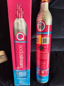 Soda stream co2 gas unused - quick connect cannisters. Trade for old type or sale