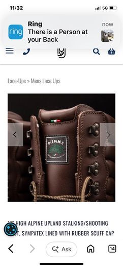 hunting boots /gamekeeper