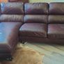 Genuine leather corner 3 seater free Image 2