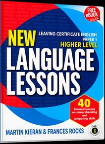 New Leaving Cert English, paper 1, higher level, New Language Lessons