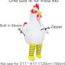 Costume Halloween Rooster Costumes for Men Women Inflatable Costume for Adult Blow up Costumes for Funny Fancy Dress Party Image 5