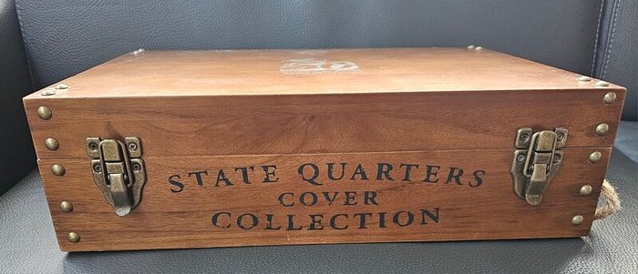 USA United States 50 States Quarters Cover Collection in Original Holder with COA