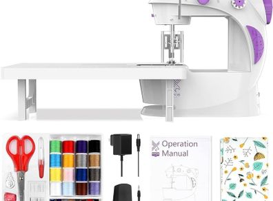 FREE SHIPPING Sewing Machine for Beginners, Electric Sewing Machines with 42PCS Sewing Tools and Extension Table