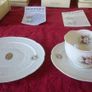 7 Piece Brand New In Box Donegal Floral Irish Parian China Tea Set With Vase For Two Person Setting. Made In Ireland. Image 7