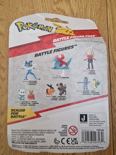 Pokemon 5cm Battle Figure 2-Pack - Sprigatito & Pikachu