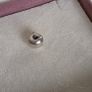 Pandora sterling silver apple with 14k gold worm bead charm in great condition Image 3