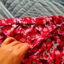 women  100% silk skirt Image 3