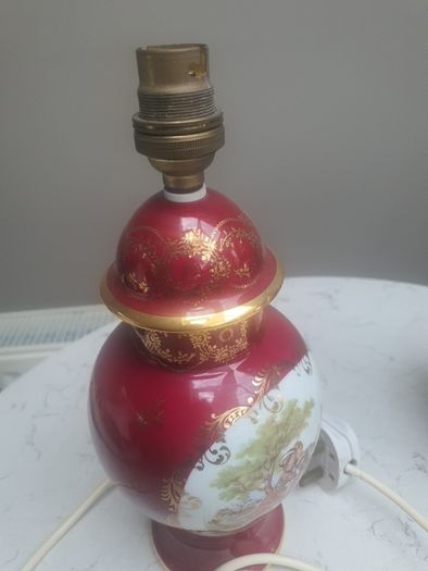 Limoges Set of LAMP and ginger Jar